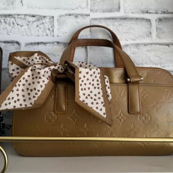 Louis Vuitton Matte Vernis Monogram Shelton Amber Bag - Picture 1 of 7